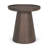 19" Dark Brown Solid Wood Tray Table
