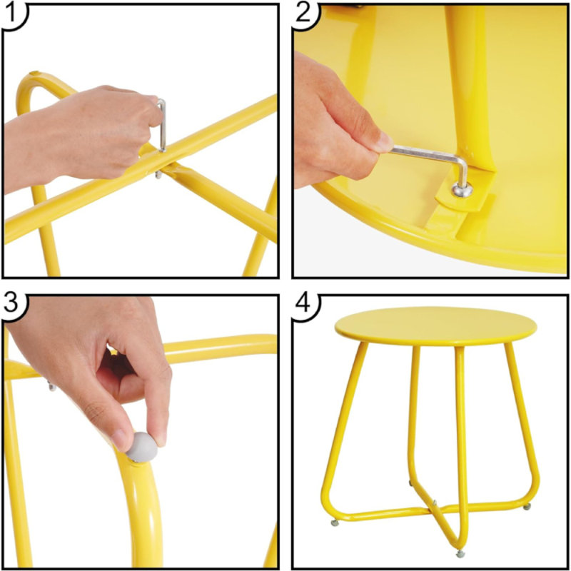 Table d'extérieur Ashney L 18 po x l 18 po