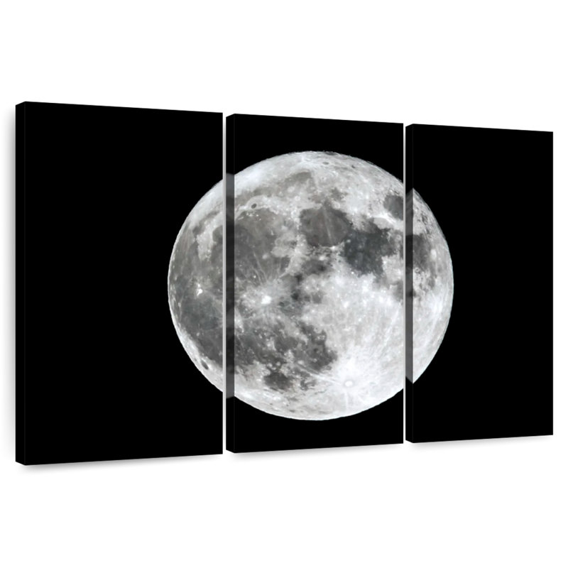 Oberle The Moon, 20" H x 33" W