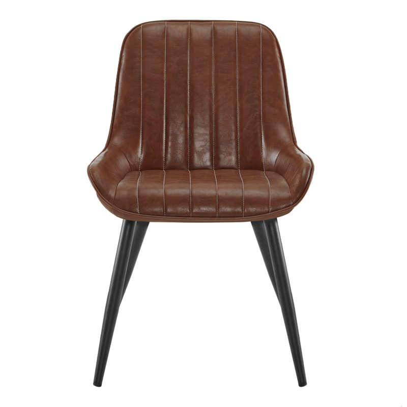 Knighton Upholstered Dining Chair, Brown