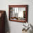 Rectangle Solid wood Wall Mirror