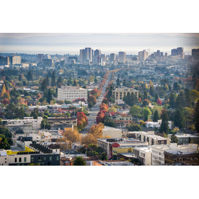 Vue de North Oakland - Photographie sur toile tendue