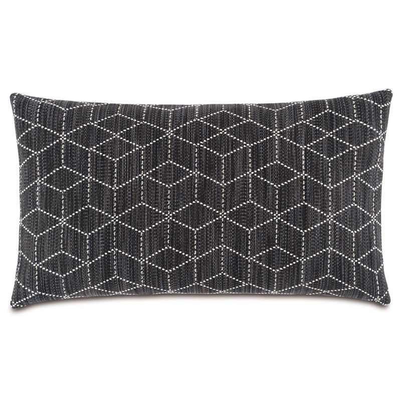 Bale Cotton Blend Reversible Throw Pillow