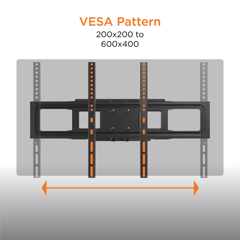 ProMounts Premium Articulating/Full Motion TV Wall Mount for 37”-85” TVs Holds up to 88lbs