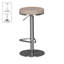 Gabrielle Swivel Upholstered Faux Leather Adjustable Height Bar Stool