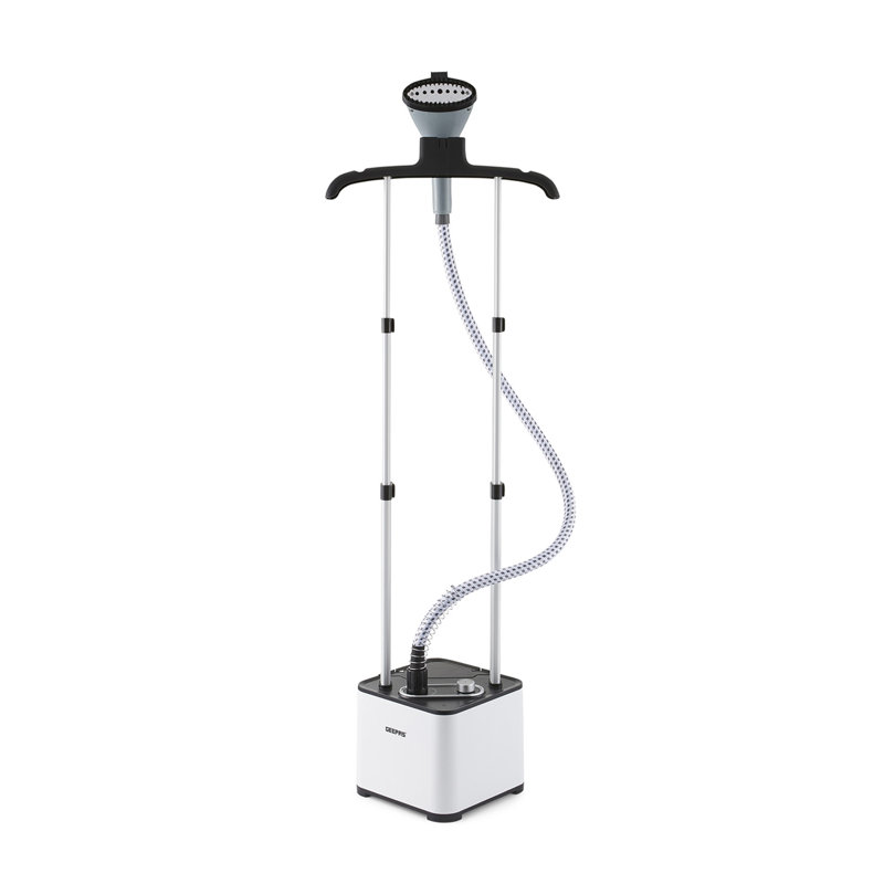 GEEPAS Garment Steamer | Upright Clothes Steamer 45s Quick Heat-up | 11 Steam Modes,1.3L Water Tank | KILLS GERMS & Fast Wrinkle Removal, Suitable for all Fabrics | 2 Year Warranty 2000W White