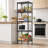 5-Tier Narrow Adjustable Wire Shelf Storage Rack