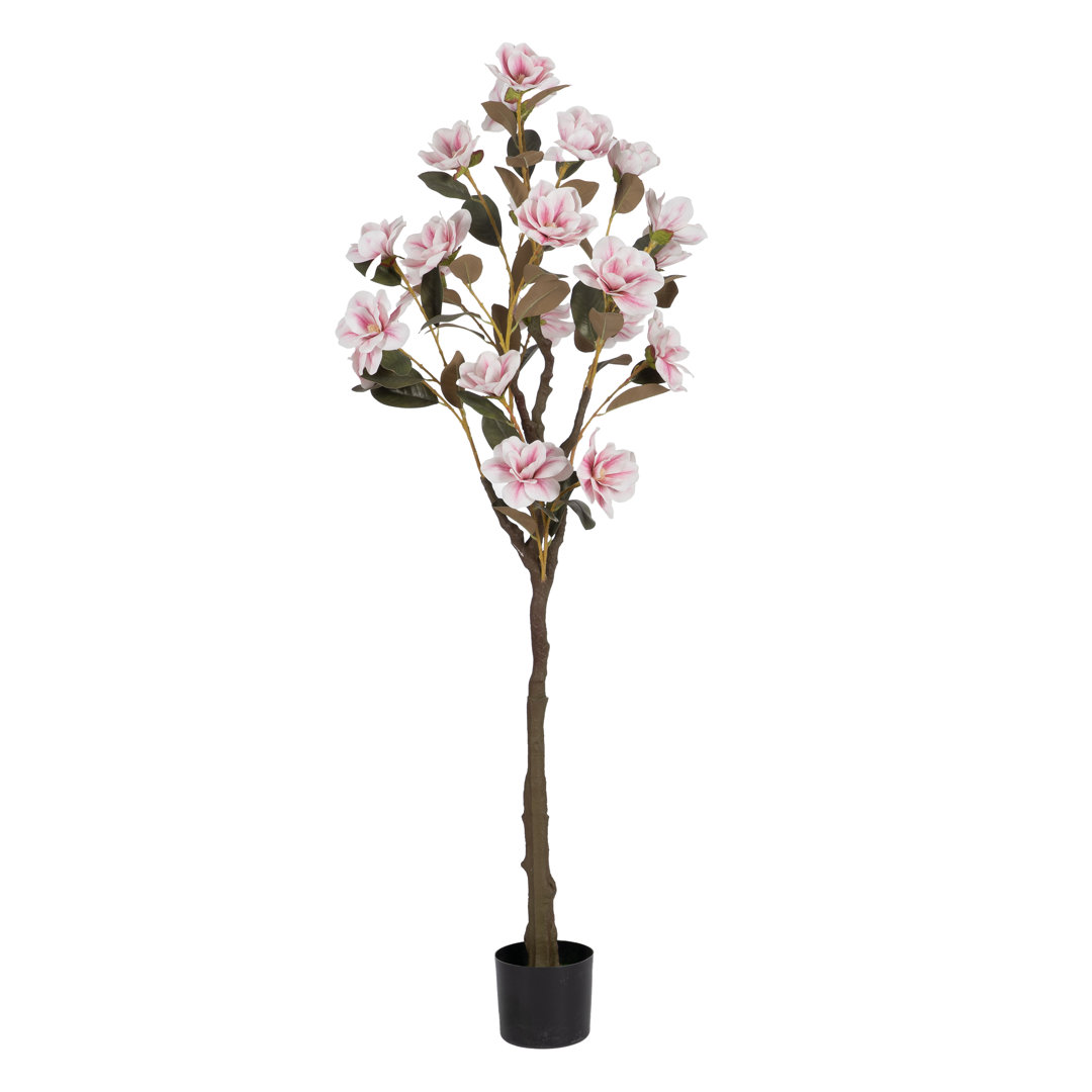 Boden-Kunstbaum Magnolie im Topf