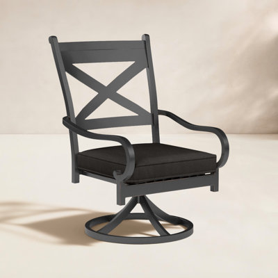 Monterey Swivel Sunbrella® Aluminum Patio Armchair