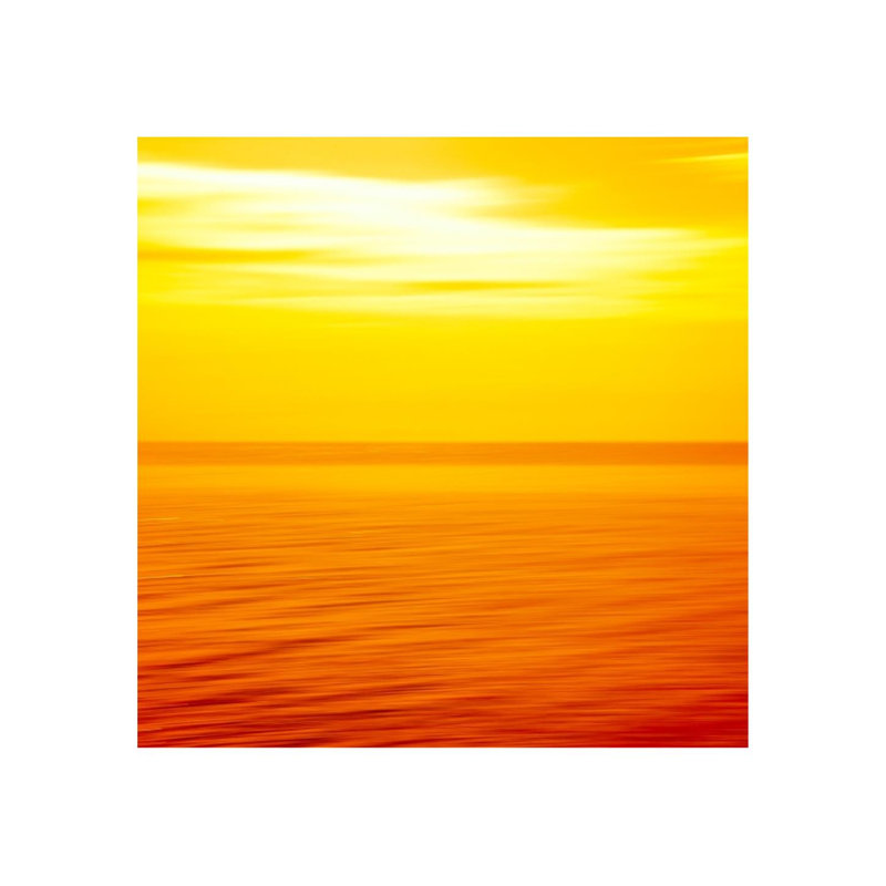 Horizon II par Kyle Goldie - impression, Image au pinceau gel, H 54 po x l 54 po x P 1,5 po