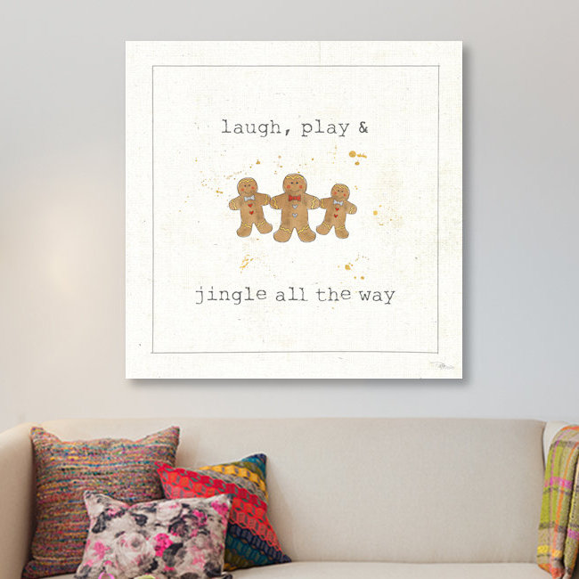 « christmas minnie vi », art textuel sur toile, H 12 po x l 12 po x P 0,75 po, Pas de tapis, Toile tendue