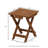 Fallah Square Outdoor Folding Side Table