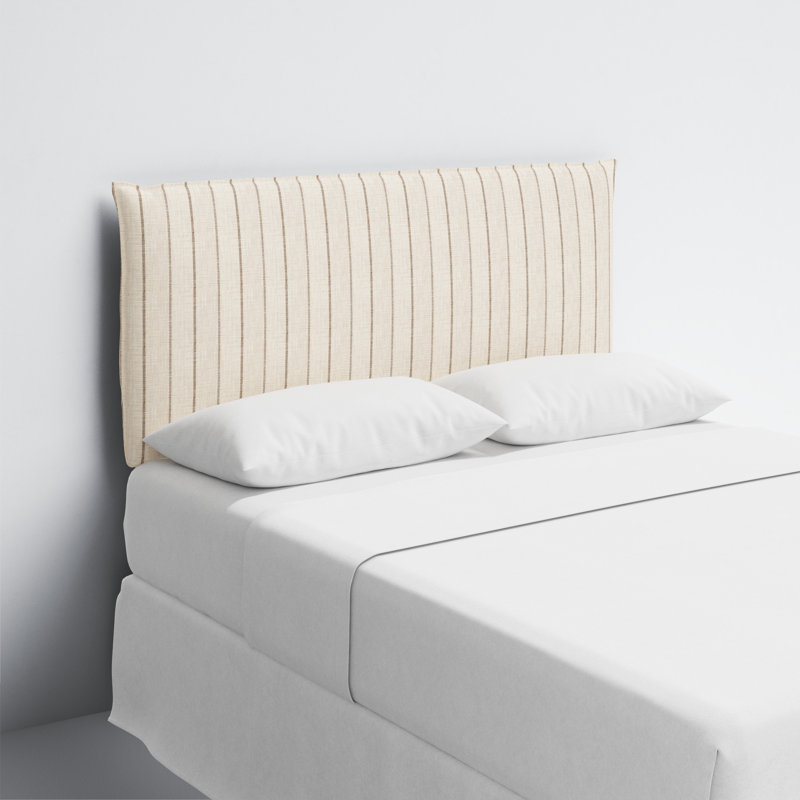 Tête de lit Bessinger, Grand, Fritz Charcoal Stripe
