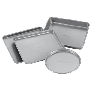 GoodCook Extra Large 13'' x 5'' Nonstick Steel Bread Loaf Pans, Gray (4245)