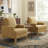 Accent Chair With Solid Wood Legs-116817610