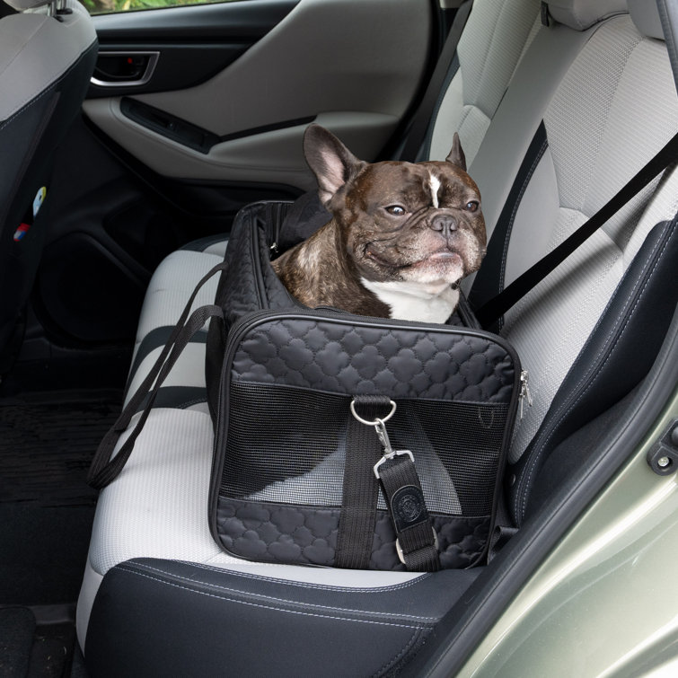 Frisco Travel Hanging Car Seat Dog Carrier, 17-in, Black