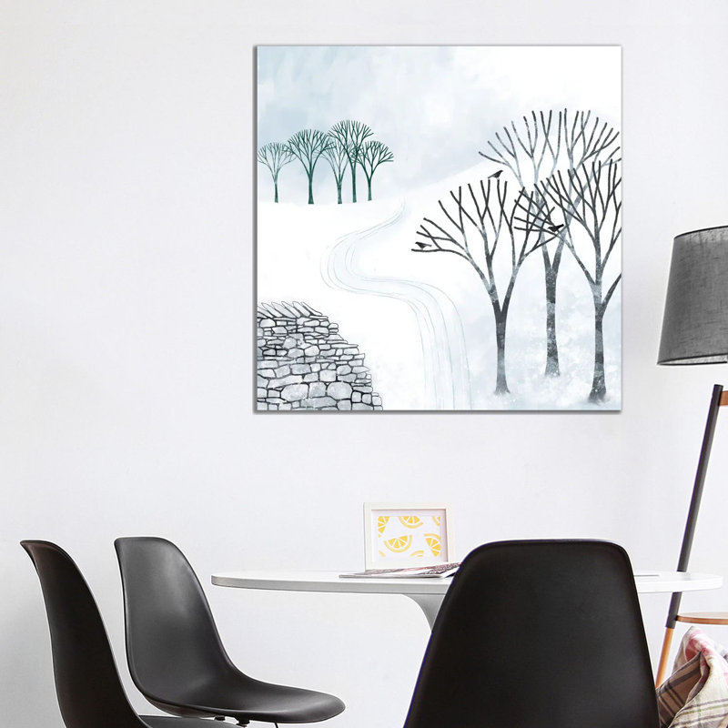 More Snow To Come By Nic Squirrell - Wrapped Canvas Art Prints by Nic Squirrell - Wrapped Canvas Gallery-Wrapped Canvas Giclée