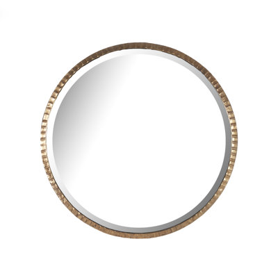 Ania Iron Round Wall Mirror