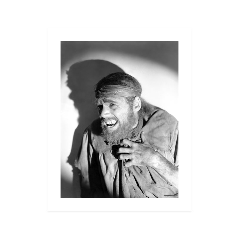 Henry Hull regardant ailleurs - photographie sans cadre, H 10 po x l 8 po