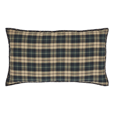Pine Grove Cotton Blend Plaid Sham Set