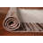 Striped Ivory Transitional Oriental Rug 4x6