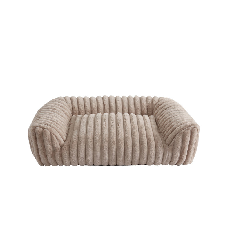 Canapé-lit Arlee Home & Pet, Tanné, H 8 po x l 34 po x P 24 po