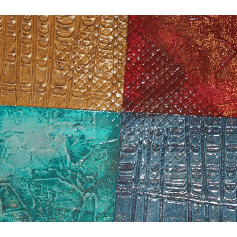 4 Squares Painting by Joyce Creiger