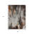 3' X 5' Gray Rust And Ivory Abstract Washable Indoor Outdoor Area Rug