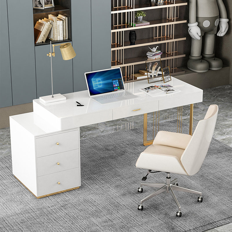 Bureau d'écriture Scandinavian Rock, H 29,53 po x l 62,99 po x P 23,62 po