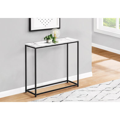 Accent Table, Console, Entryway, Narrow,Living Room, Bedroom, Metal, Contemporary