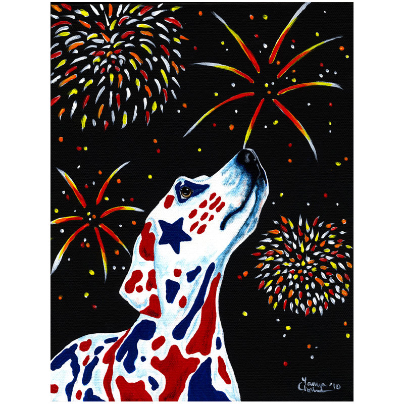 Dota Double Sided Polyester Animal Garden Flag, 15" H  x 11" W