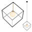 Marsha 1 - Light Gold Square/Rectangle Pendant