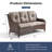 Carolina 72'' Wide Outdoor Wicker Patio Sofa with Cushions-766762317-749073237