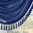 Faux Silk Waterfall Embellished Valance 38X46"-111598033
