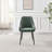 Ophelia Luxury Fabric Upholstered Dining Chair with Metal Legs-710157955