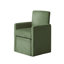 Fauteuil demi-tonneau rembourré avec repose-pieds-106359935