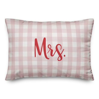 Plaid Throw Pillow