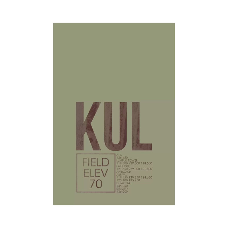 KUL Air Traffic Control, Kuala Lumpur, Malaysia by 08 Left - Wrapped Canvas Gallery-Wrapped Canvas Giclée