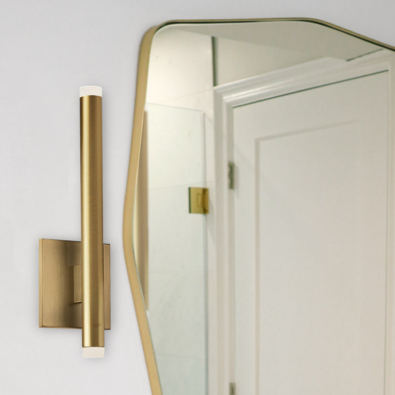 Valda Light LED Dimmable Wallchiere, Aged Brass