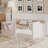 Twin Size Velvet Upholstered Deeley with High Side Panels and Side Entrance and Storage Pockets-610182058