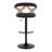 Betuel Swivel Upholstered Adjustable Height Counter Stool with Metal Frame-93570906