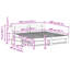 Bed Frame with Headboard Solid Pine Wood-1324561810-1324561817