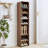 70.9" Narrow Bookcase, 8-Tier Open Bookshelf