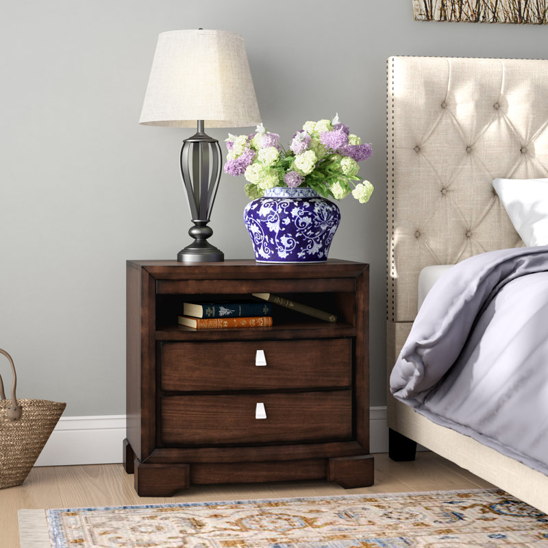 Koosis 20.34'' W Wood Nightstand