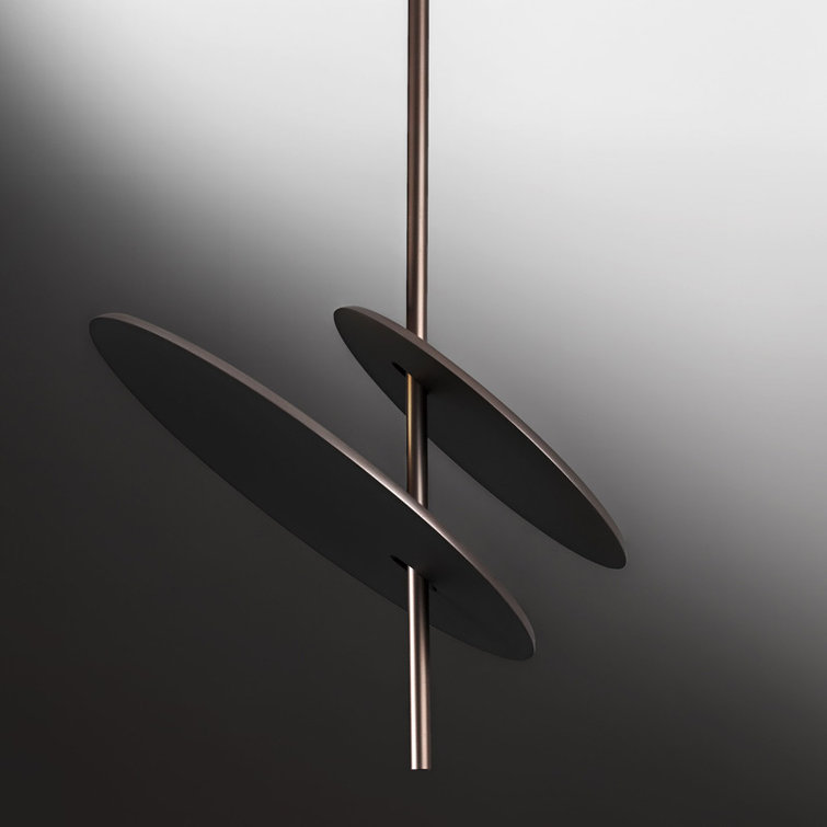 Lua 2-Light LED Unique / Statement Geometric Chandelier