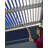 12x12 White Vinyl Elysium Attached Louvered Pergola