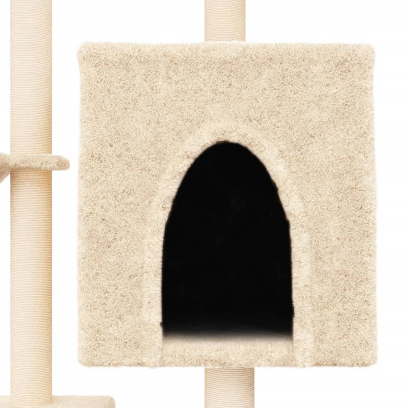 117 cm H Cat Tree / Condo, Cream