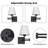 Jagdeep Plug-in/Hardwired White Swing Arm Sconce-1534469203