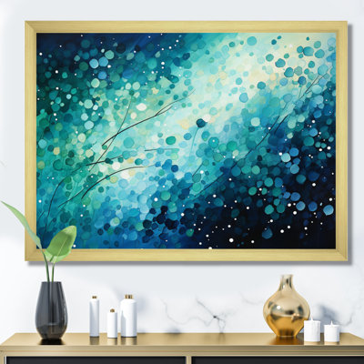 Turquoise Tranquility IX - Abstract Landscapes Wall Art