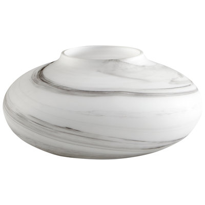 Moon Mist Glass Table Vase